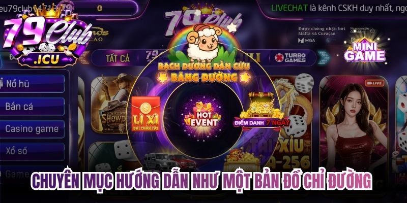 Chuyên mục hướng dẫn như một bản đồ chỉ đường giúp trải nghiệm tiện lợi hơn